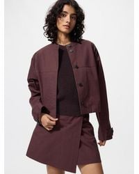 Uniqlo - Cotton Short Jacket - Lyst