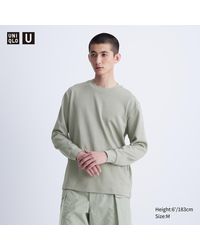 Uniqlo - Oversized airism baumwolle langarmshirt - Lyst