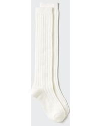 Uniqlo - Heattech Knee High Socks (Ribbed) - Lyst