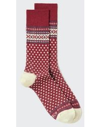 Uniqlo - Heattech Socks (Fair Isle) - Lyst