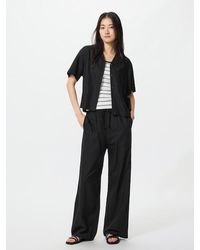 Uniqlo - Linen Blend Easy Trousers (Longer) - Lyst