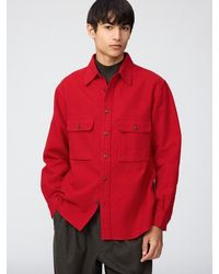 Uniqlo - Brushed Cotton Shirt - Lyst