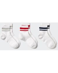 Uniqlo - Socks (Crew, 3 Pairs) - Lyst
