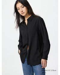 Uniqlo - Rayon Blouse - Lyst