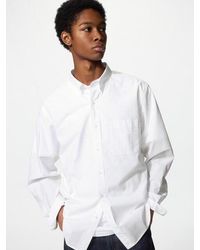 Uniqlo - Broadcloth Regular Fit Shirt (Button-Down Collar) - Lyst