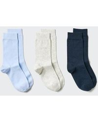Uniqlo - Socks (3 Pairs) - Lyst