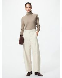 Uniqlo - Jersey Barrel Leg Trousers - Lyst