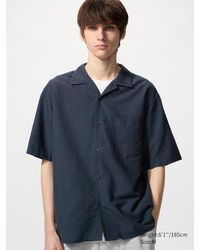 Uniqlo - Cotton Linen Blend Shirt - Lyst