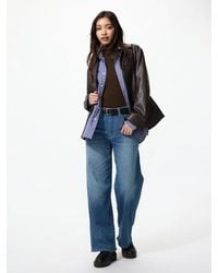 Uniqlo - Ezy Wide Straight Jeans - Lyst