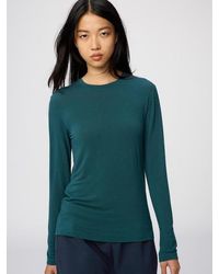 Uniqlo - Heattech Extra Warm Cashmere Blend Crew Neck T-Shirt (Long Sleeve) - Lyst