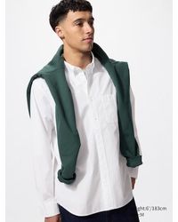 Uniqlo - Camisa Algodón Cuello Botones - Lyst