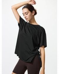 Uniqlo - Airism Relaxed Crew Neck T-Shirt - Lyst