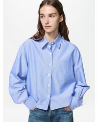 Uniqlo - Oxford Boxy Shirt - Lyst