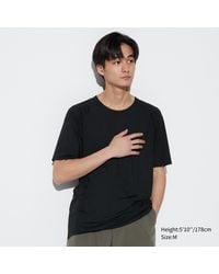 Uniqlo - Polyester dry-ex t-shirt - Lyst