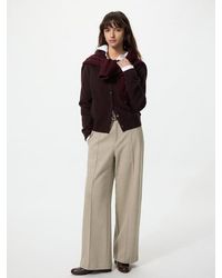 Uniqlo - Brushed Jersey Wide Trousers - Lyst