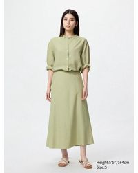 Uniqlo - Falda Lino Mezcla - Lyst