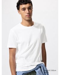 Uniqlo - Algodón Camiseta Dry Color Cuello Redondo - Lyst
