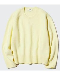 Uniqlo - Soufflé Yarn Crew Neck Jumper - Lyst