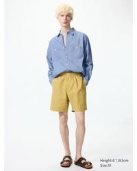 Uniqlo - Linen Blend Easy Shorts - Lyst