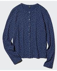 Uniqlo - Pointelle Cardigan (Hearts) - Lyst