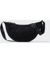 Uniqlo - Mini Borsa A Tracolla Rotonda Velluto A Coste - Lyst