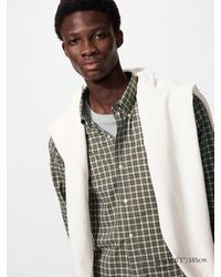 Uniqlo - Camisa Algodón Cuello Botones (Cuadros) - Lyst