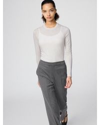 Uniqlo - Heattech Extra Warm Cashmere Blend Crew Neck T-Shirt (Long Sleeve) - Lyst