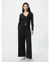 Uniqlo - Ribbed Wide Easy Trousers - Lyst