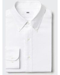 Uniqlo - Super Non-Iron Slim Fit Shirt (Button Down Collar) - Lyst