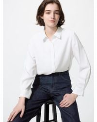 Uniqlo - Rayon Blouse - Lyst