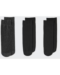Uniqlo - Socks (Sheer, Glitter, 3 Pairs) - Lyst