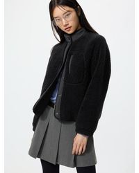 Uniqlo - Pile Lined Fleece Combination Jacket - Lyst