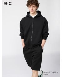Uniqlo - Sweat Oversized Full-Zip Hoodie - Lyst