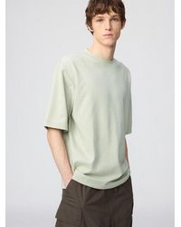 Uniqlo - Airism Cotton Oversized Crew Neck T-Shirt - Lyst