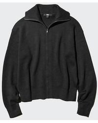 Uniqlo - Smooth Cotton Full-Zip Cardigan - Lyst