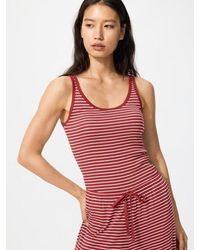 Uniqlo - Ribbed Sleeveless Top (Striped) - Lyst