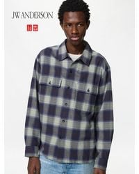 Uniqlo - Flannel Shirt (Checked) - Lyst