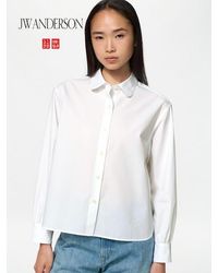 Uniqlo - Cotton Volume Sleeve Shirt - Lyst
