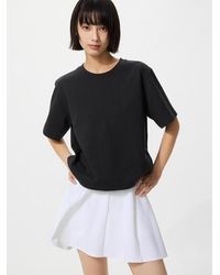 Uniqlo - Washed Cotton Boxy T-Shirt - Lyst