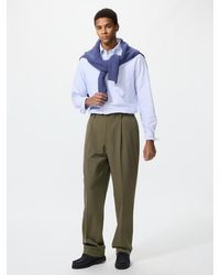 Uniqlo - Pleated Wide Trousers (Longer) - Lyst