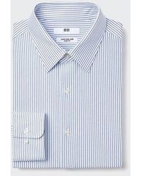 Uniqlo - Super Non-Iron Jersey Slim Fit Shirt (Regular Collar, Stripe) - Lyst