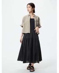Uniqlo - Nylon Gathered Skirt - Lyst