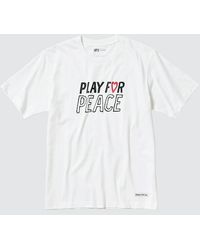 Uniqlo - Peace For All Graphic T-Shirt (Kei Nishikori) - Lyst