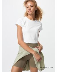 Uniqlo - T-Shirt Airism Soft Taglio Corto - Lyst