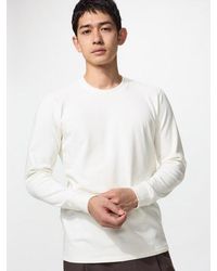 Uniqlo - Heattech Ultra Warm Crew Neck T-Shirt (Long Sleeve) - Lyst