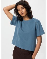 Uniqlo - Washed Cotton Boxy T-Shirt - Lyst