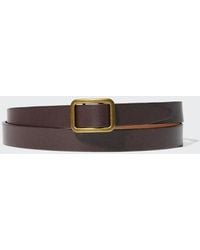 Uniqlo - Reversible Holeless Narrow Belt - Lyst