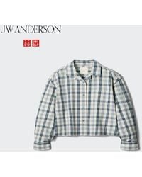 Uniqlo - Flannel Boxy Shirt (Checked) - Lyst