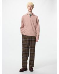 Uniqlo - Flannel Easy Ankle Trousers (Checked) - Lyst