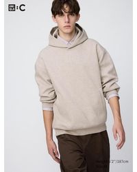 Uniqlo - Sweat Oversized Pullover Hoodie - Lyst
